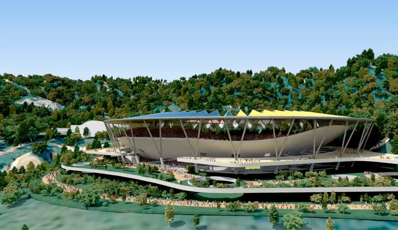 richard rogers estadio nacional de futbol de venezuela designboom