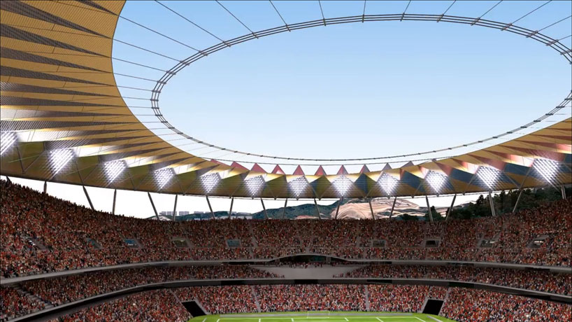 richard rogers estadio nacional de futbol de venezuela designboom