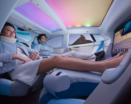 rinspeed XchangE autonomous EV is an office + living room on wheels