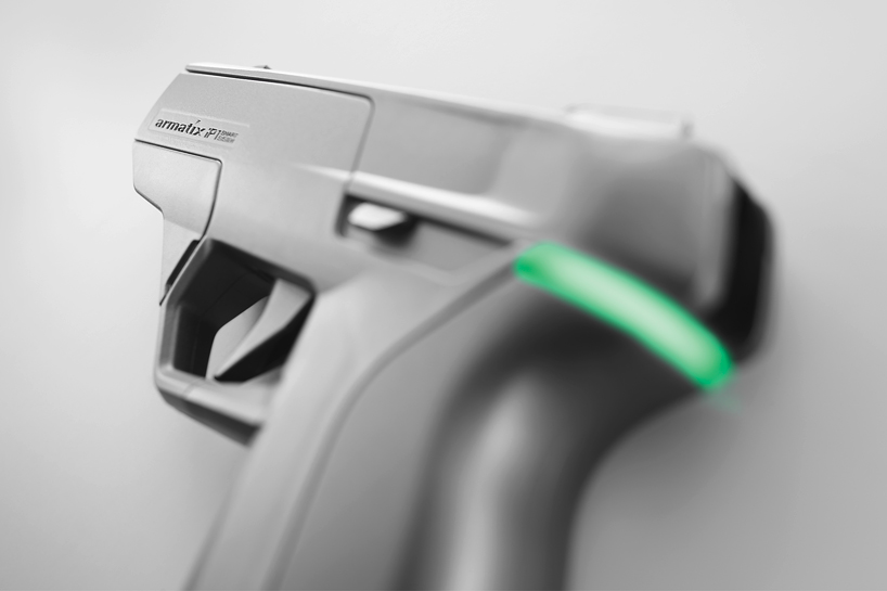 smartwatch-controlled iP1 pistol system by armatix