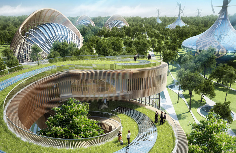 vincent callebaut fills flavours orchard with sculptural villas