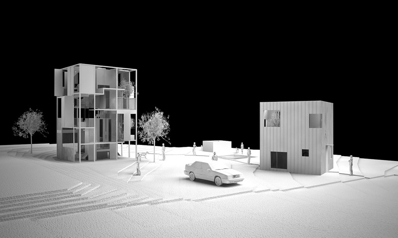 younghan chung visualizes modular 6x6 house