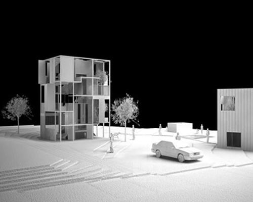 younghan chung visualizes modular 6x6 house
