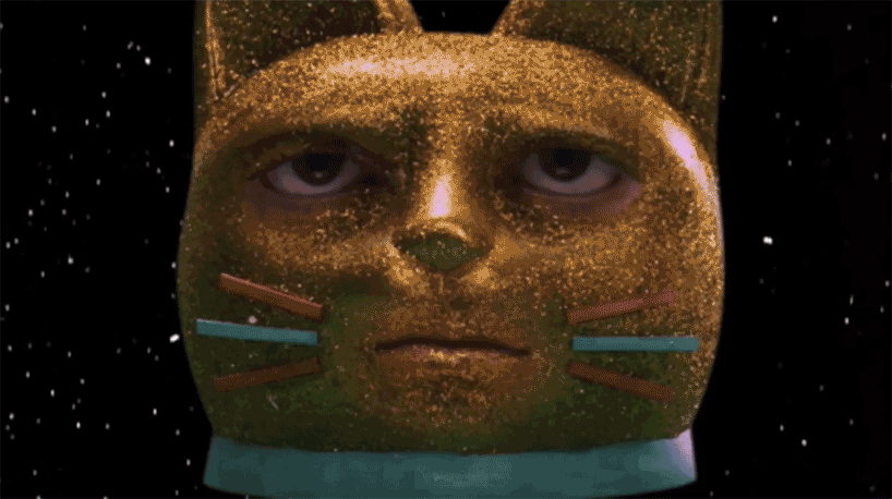 laser cat projects the work of renowned artists onto miami buildings