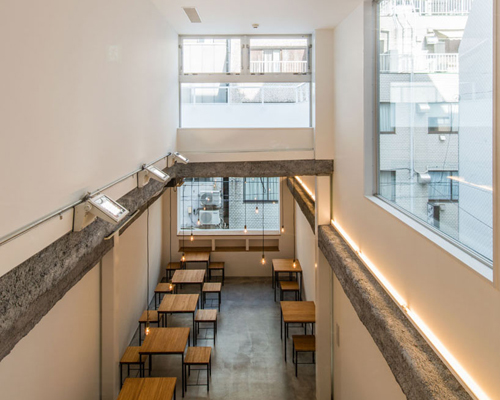 fuminori maemi architect office renovates cafe634 in tokyo