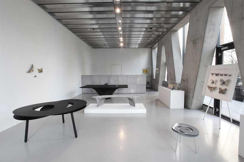 3D printed ping pong table + paddles by janne kyttanen featured at galerie VIVID