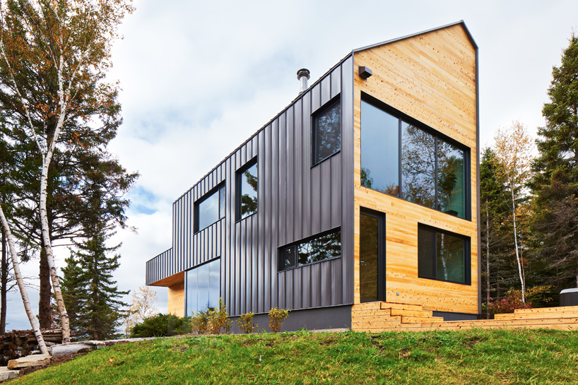 MU architecture finishes dual skinned malbaie VIII residence