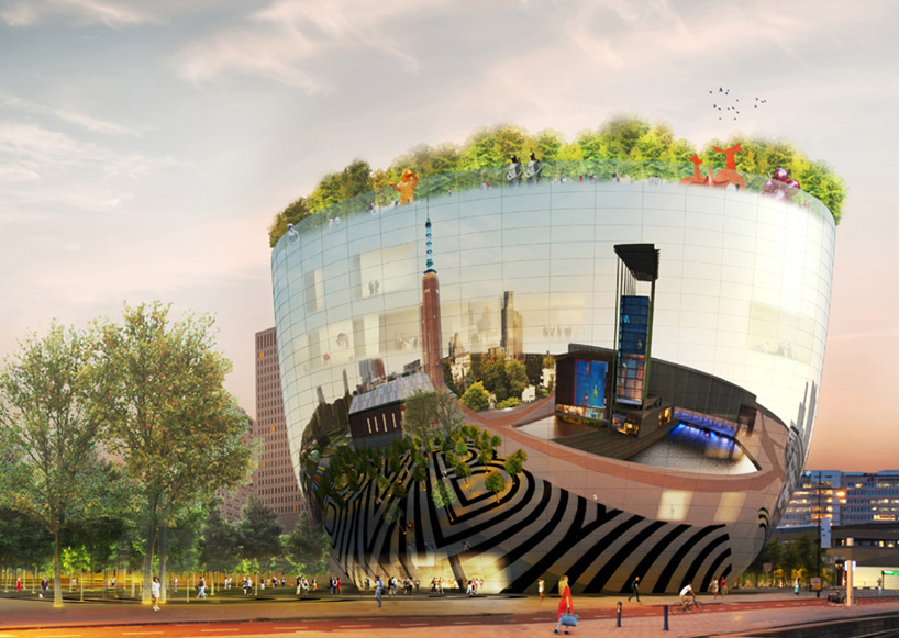 MVRDV public art depot MBVB rotterdam designboom