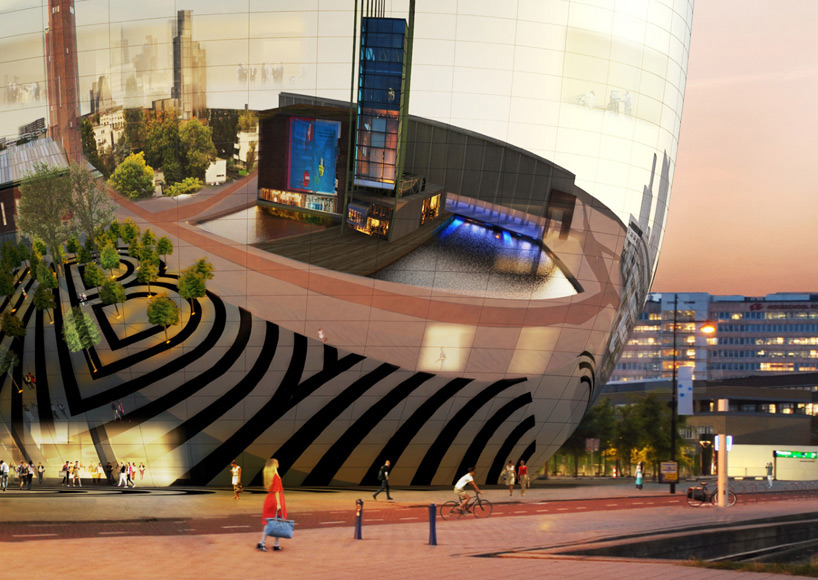 MVRDV public art depot MBVB rotterdam designboom