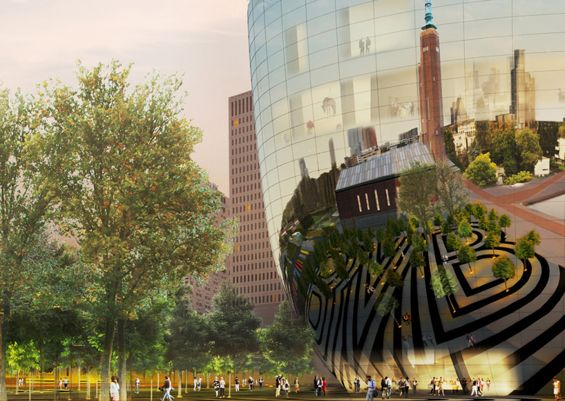 MVRDV public art depot MBVB rotterdam designboom