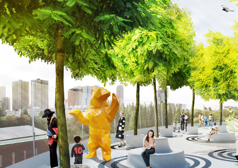 MVRDV public art depot MBVB rotterdam designboom