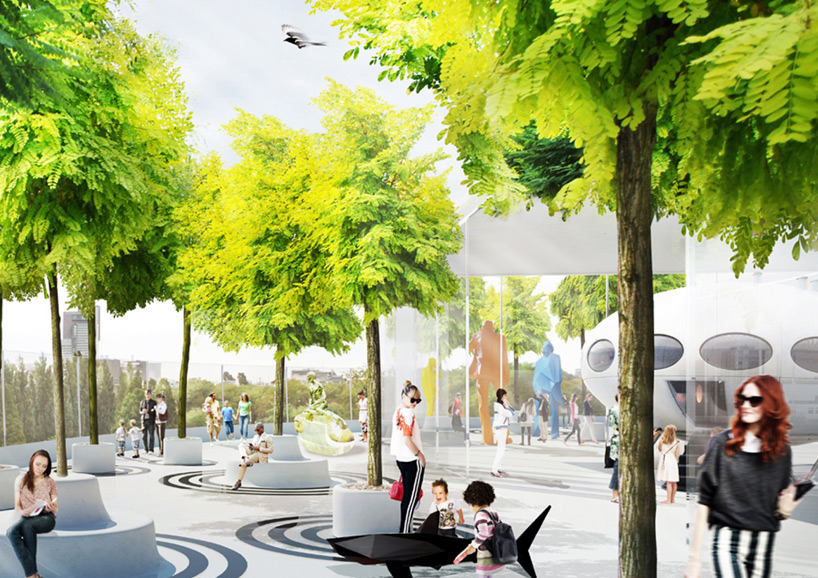 MVRDV public art depot MBVB rotterdam designboom