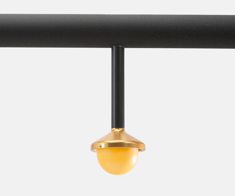 gala LED chandeliers by rich brilliant willing are hand blown with ivory glass