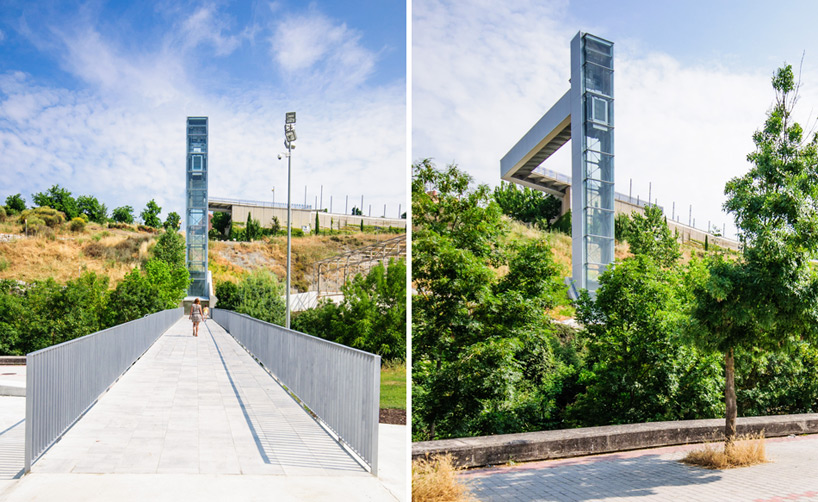 ah asociados urban elevator in echavacoiz designboom
