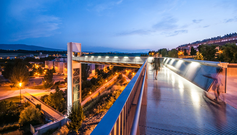 ah asociados urban elevator in echavacoiz designboom