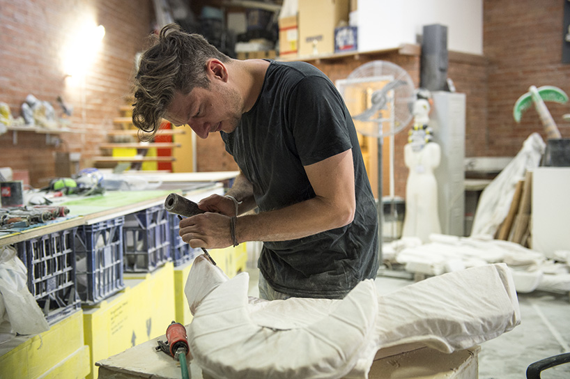 alex seton carves 28 marble lifejackets