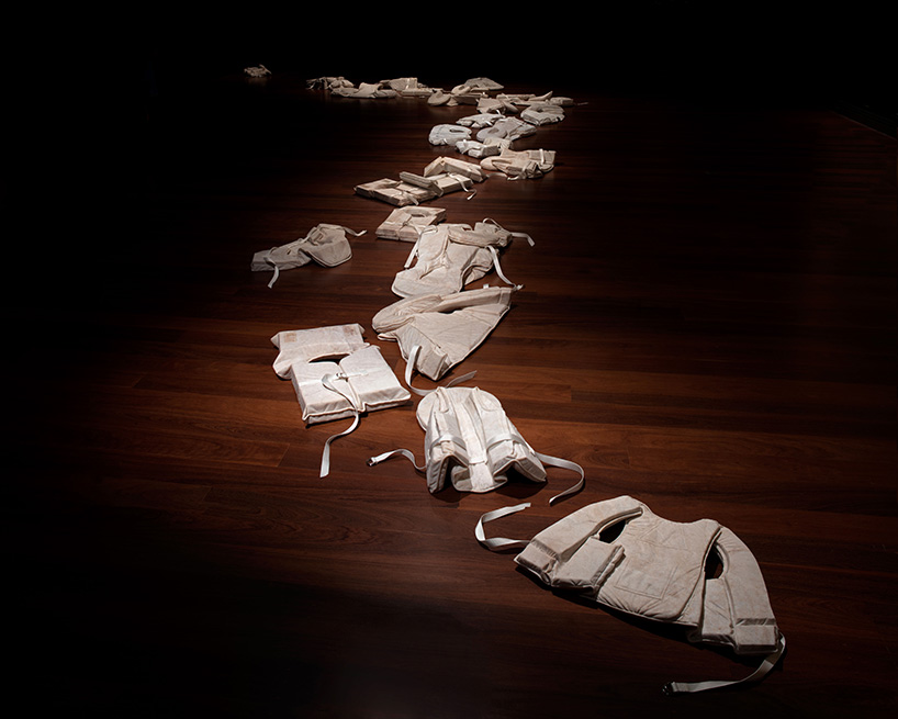 alex seton carves 28 marble lifejackets