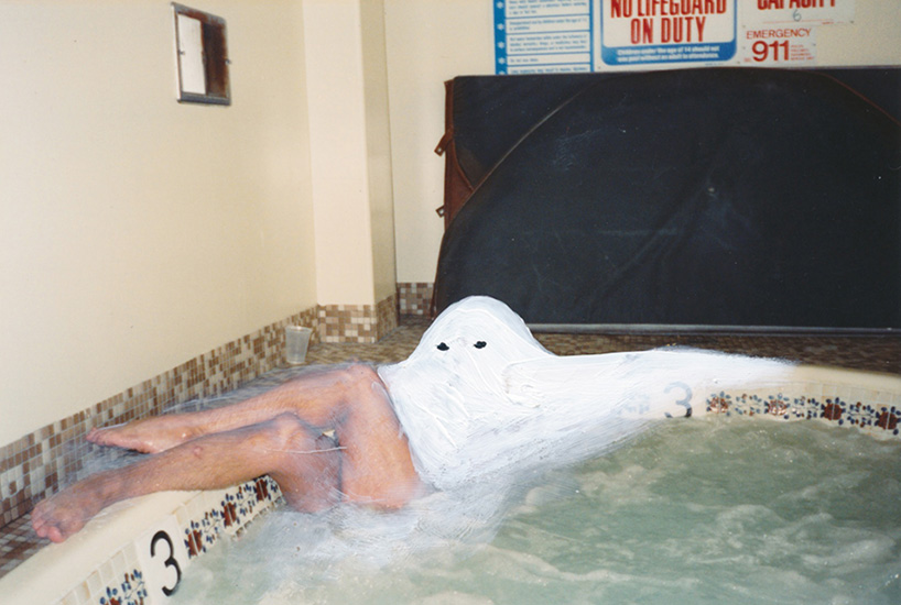 angela deane paints ghosts on found photos 