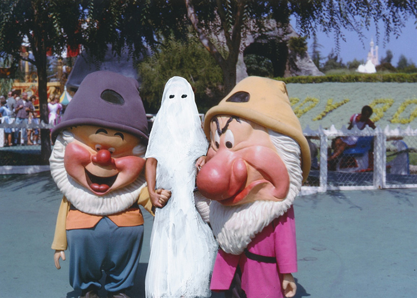 angela deane paints ghosts on found photos 