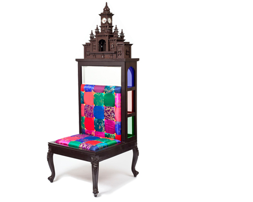 aparna repurposes salvaged antiques into whimsical chairs 