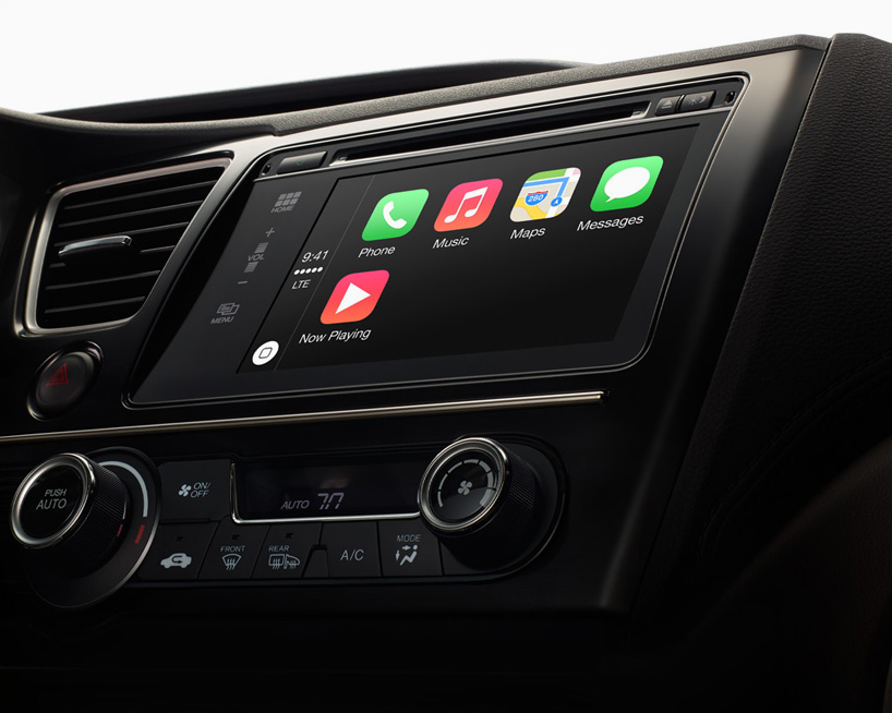 apple introduces CarPlay, an integrated iOS infotainment system for iPhone