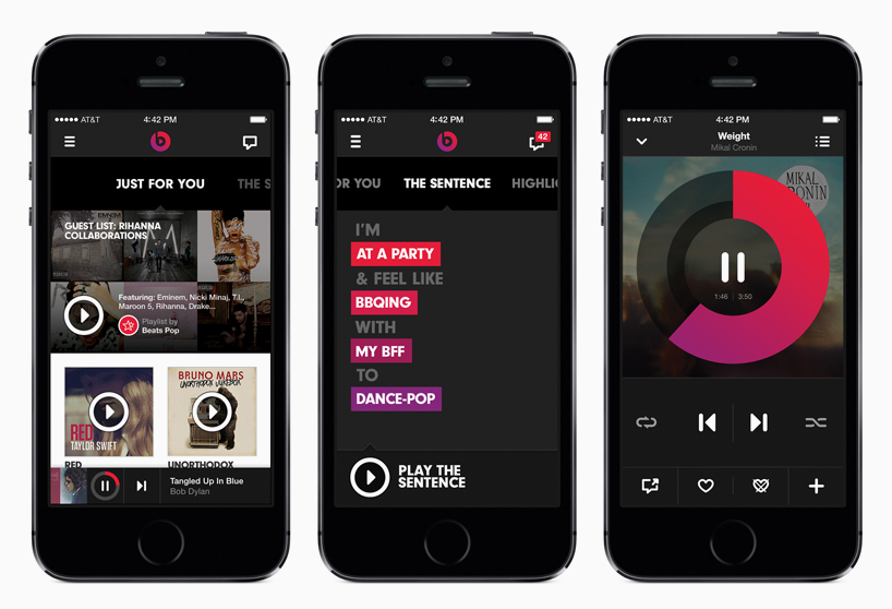 beats music streaming service provides 