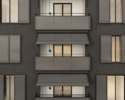 bernstrand integrates solar panels into an active frontage system