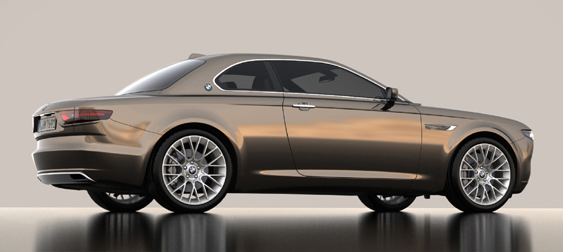  El BMW CS vintage concept de david obendorfer rinde homenaje a la serie E9
