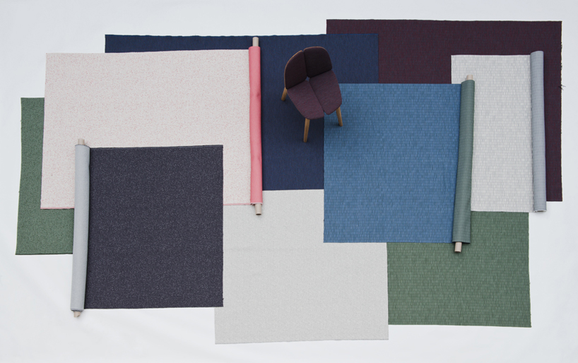 ronan + erwan bouroullec develop 3D knitted and stretch fabric for kvadrat