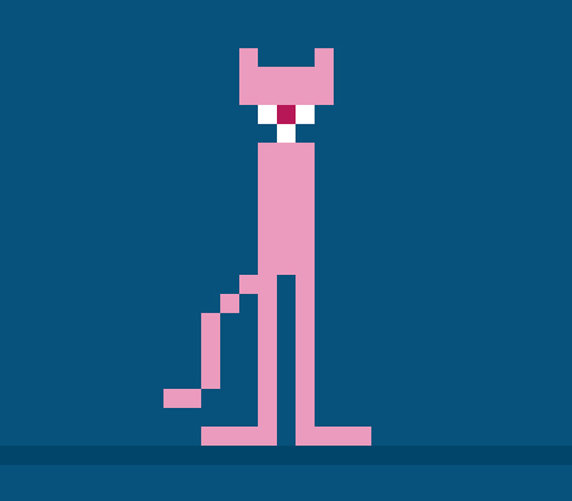 cats in the night recreates famous felines in 8-bit