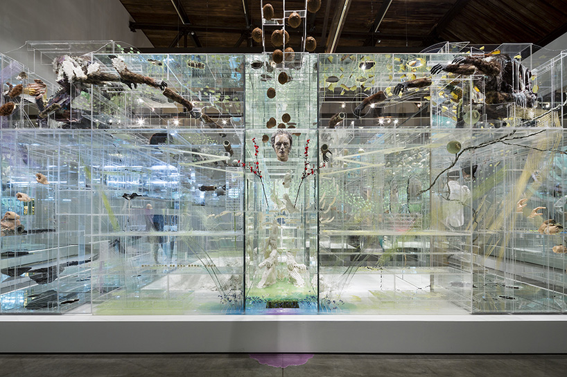 david altmejd layers architectural glass environments for juices
