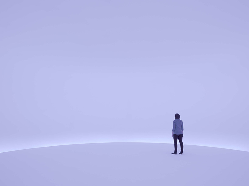 doug wheeler casts a light lanscape mimicking an unreachable horizon