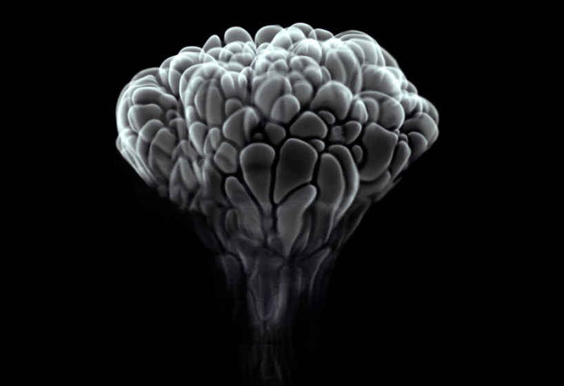 fabien oefner creates ephemeral fire sculptures with exploding alcohol