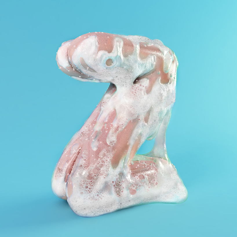 for real sculpts a 3D alphabet