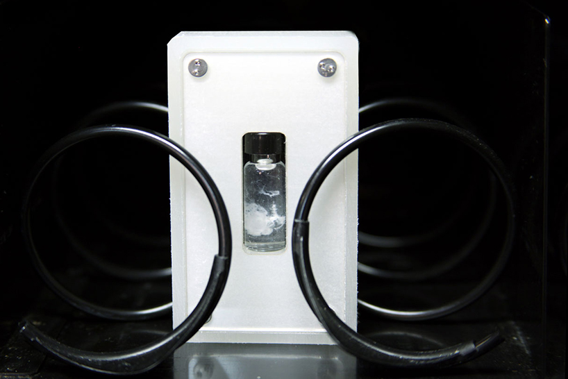gabe barcia-colombo dispenses genetics with DNA vending machine
