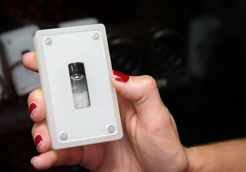 gabe barcia-colombo dispenses genetics with DNA vending machine
