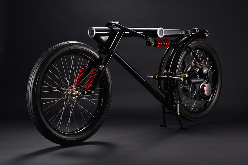 former 1966 honda P25 scooter becomes a 360 degree surveillance system