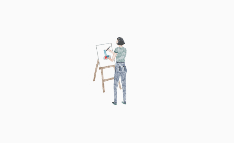 Animation life. Человек в комнате рисует гиф. Наблюдение за ходом рисования гифка. Команда гифка draw. Как быстро и красиво нарисовать человеку даб.