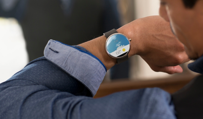 motorola presents moto 360 the first smartwatch powered by