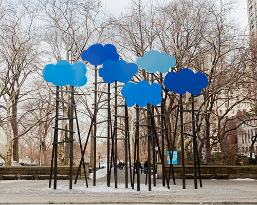 olaf breuning sets child-like clouds soaring above central park