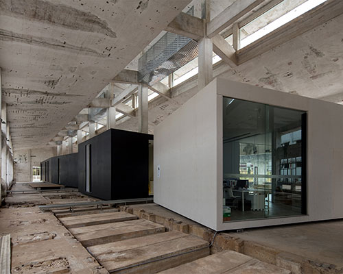 O-office turns an abandoned factory into iD town: the creative art district 