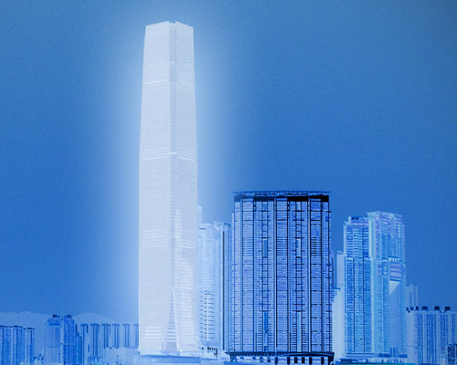 art basel hong kong presents alpha pulse skyscraper lighthouse by carsten nicolai 