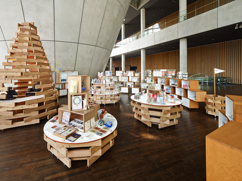 torafu architects cart souvenir shop at the national art center tokyo