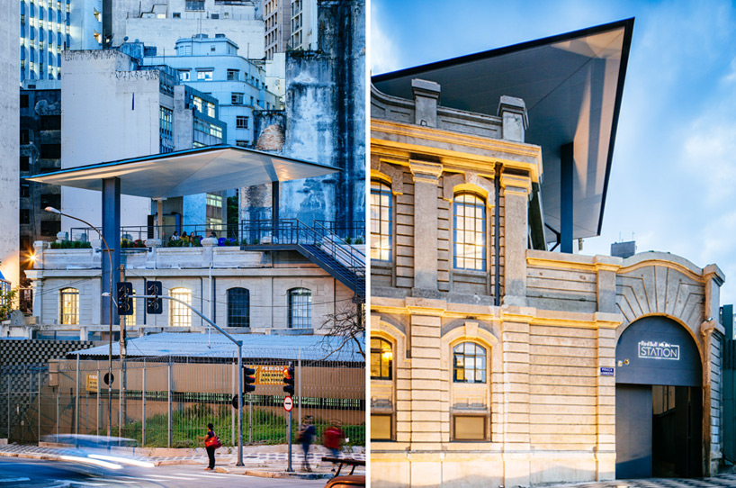 triptyque red bull station cultural center designboom