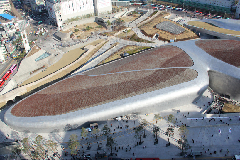 zaha hadid dongdaemun design park seoul designboom