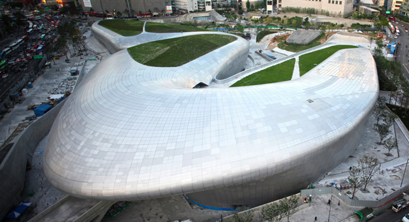 dongdaemun design park & plaza by zaha hadid in seoul opens