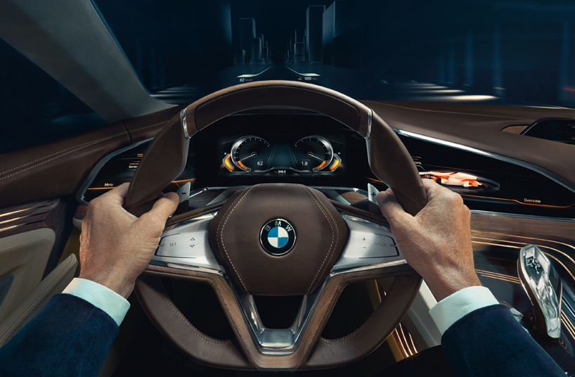 BMW Vision Future Luxury Integrates Augmented Reality Display