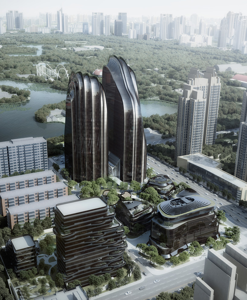 chaoyang park plaza by MAD architects breaks ground in beijing