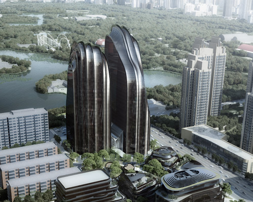 chaoyang park plaza by MAD architects breaks ground in beijing