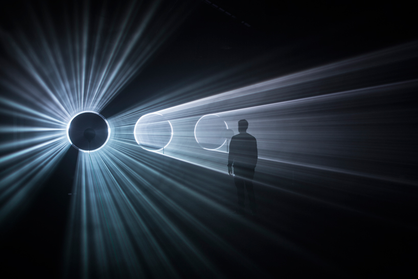 MINI and united visual artists present interactive 'parallels' laser installation